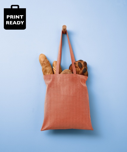 [RL600NATU] Recycled cotton shopper long handle (Natural)