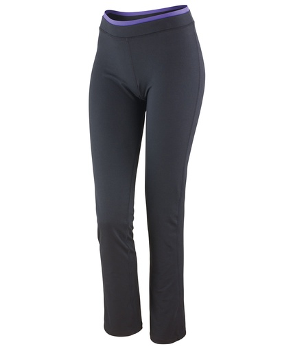 [S275FSPHCXS] Sport Grey Marl/Hot Coral, XS (Women's fitness trousers) 