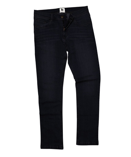 [SD001BLAC28R] Leo straight jeans (Black, 28 Reg)