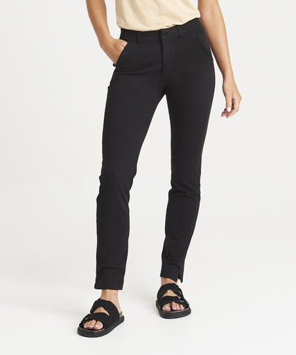 [SD025NAVY6R] Women's Lily slim chinos (Navy, 6 Reg)