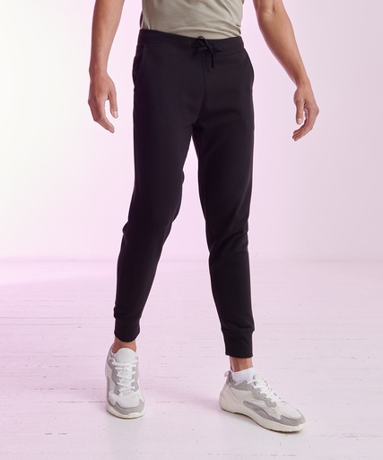 [SF425HGRES] Slim cuffed joggers (Heather Grey, S)