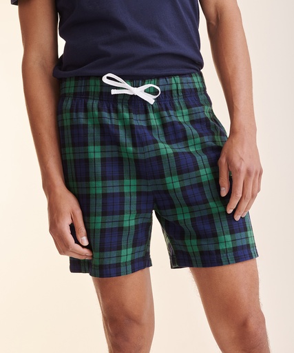 [SFM82RDNCXS] Tartan lounge shorts (Red/Navy Check, XS)