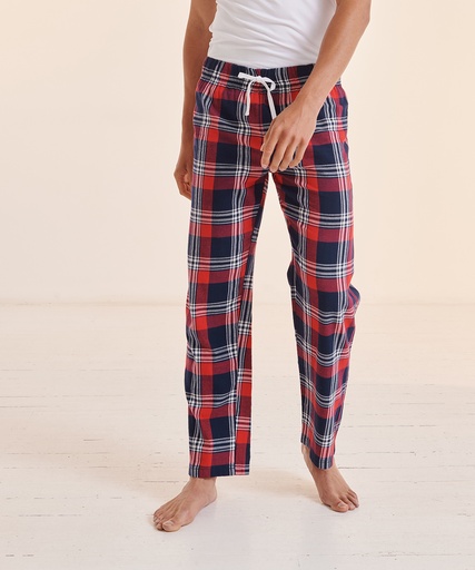 [SFM83RDNCXS] Tartan lounge pants (Red/Navy Check, XS)