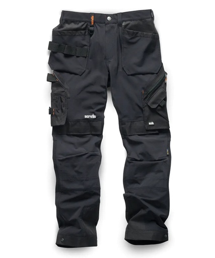 [SH072BLAC28R] Pro Flex Plus Holster Trousers (28 Reg)