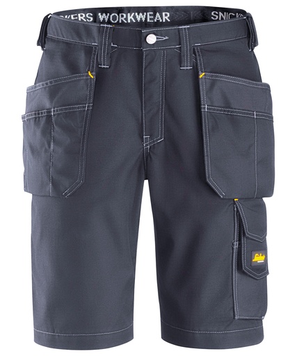 [SI035NAVY36] Craftsmen ripstop holster pocket shorts (Navy, 36" Waist)