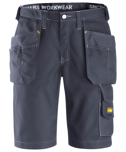 [SI035NAVY36] Navy, 36" Waist (Craftsmen ripstop holster pocket shorts) 
