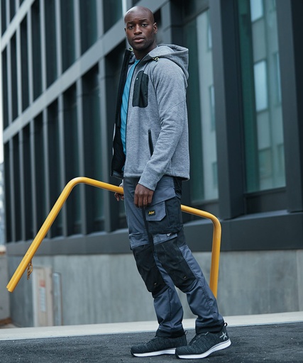 [SI037BKBKS] Black/Black, S (Fleece hoodie (8041)) 