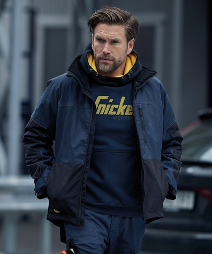 [SI078NYBKS] Navy/Black, S (AllroundWork winter jacket (1148)) 