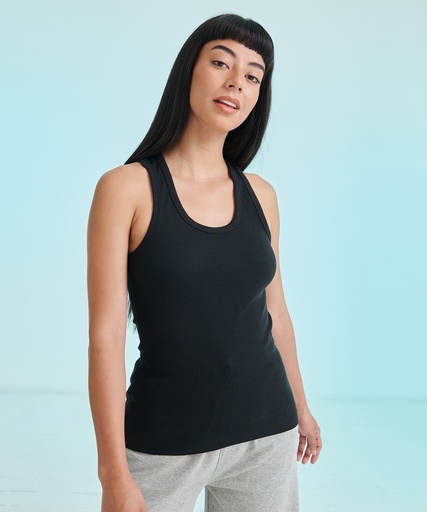 [SK150WHITS] Stretch racerback tank (White, S)