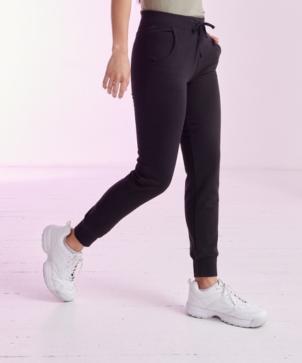 [SK425HGREXS] Women's slim cuffed joggers (Heather Grey, XS)