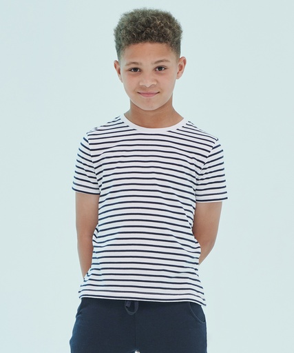 [SM202WHON56] Kids striped T (5/6 Years)