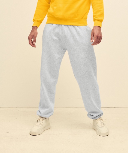 [SS405WHITXS] Classic 80/20 elasticated sweatpants (White, XS)