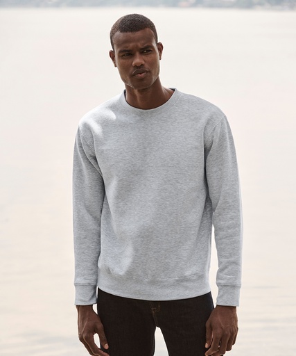 [SS800HGRES] Premium 70/30 set-in sweatshirt (Heather Grey, S)