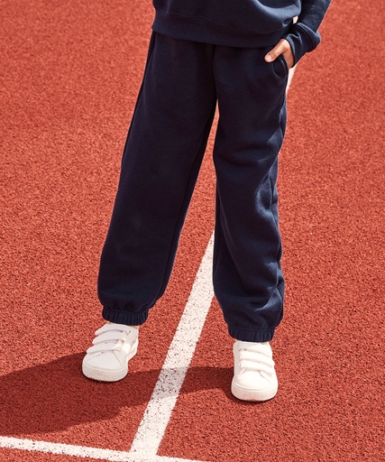 [SS823HGRE56] Kids premium elasticated cuff jog pants (Heather Grey, 5/6 Years)