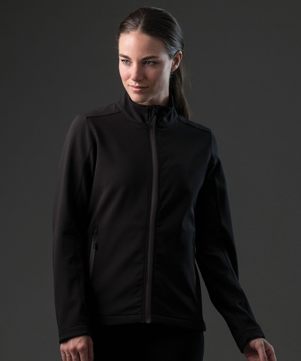 [ST181BKCAS] Women's Orbiter softshell jacket (Black/Carbon, S)