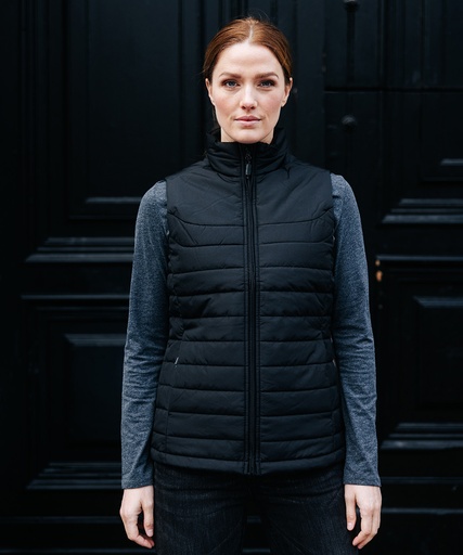 [ST191NAVYS] Women's Nautilus quilted bodywarmer (Navy, S)