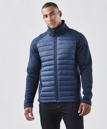 [ST198BKDHS] Narvik hybrid jacket (Black/Dolphin Heather, S)