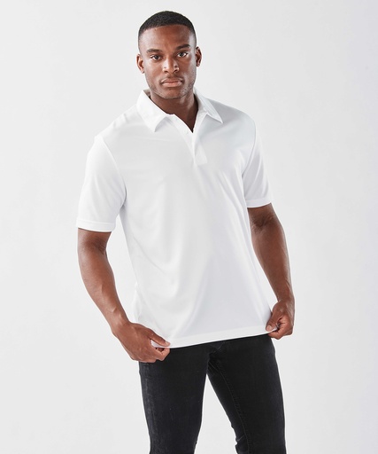 [ST669WHITS] Sports performance polo (White, S)