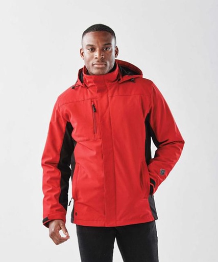 [ST948RDBKS] Atmosphere 3-in-1 jacket (Red/Black, S)