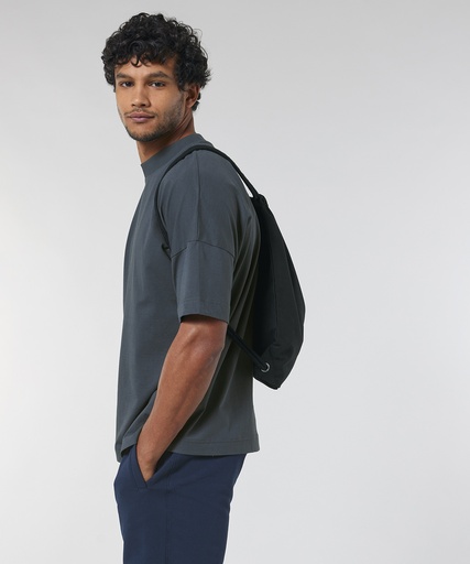 [SX060HGRE] Woven gym bag (STAU763) (Heather Grey)