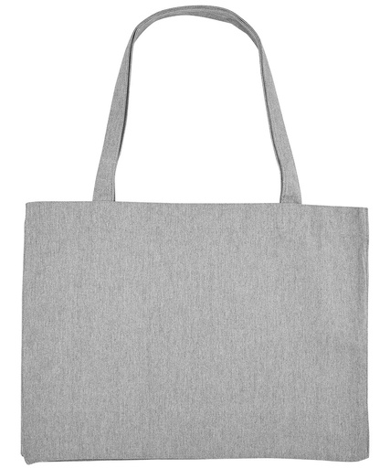 [SX062HGRE] Woven shopping bag (STAU762) (Heather Grey)