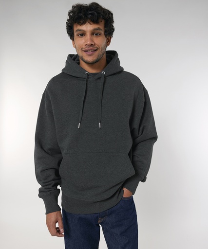 [SX107WHITXS] Slammer oversized brushed sweatshirt (STSU856) (White, XS)