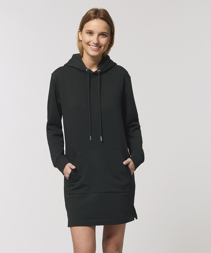 [SX121FNAVXS] Stella Streeter women's hoodie dress (STDW143) (French Navy, XS)