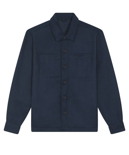[SX205FNAVXS] Unisex River shirt jacket (STJU845) (French Navy, XS)