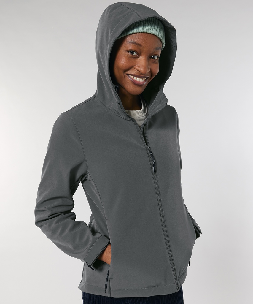 Womenís Stella Discoverer hooded softshell  (STJW159)