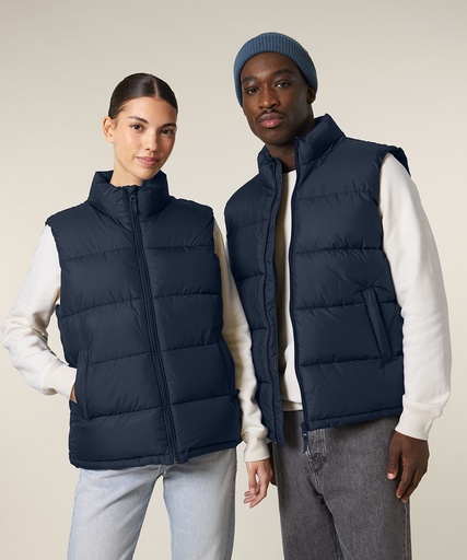 [SX248FNAVXS] Padded puffer gilet (STJU250) (French Navy, XS)