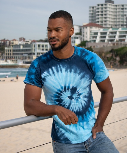 [TD02MLAGOS] Tie-dye shirt (Lagoon, S)