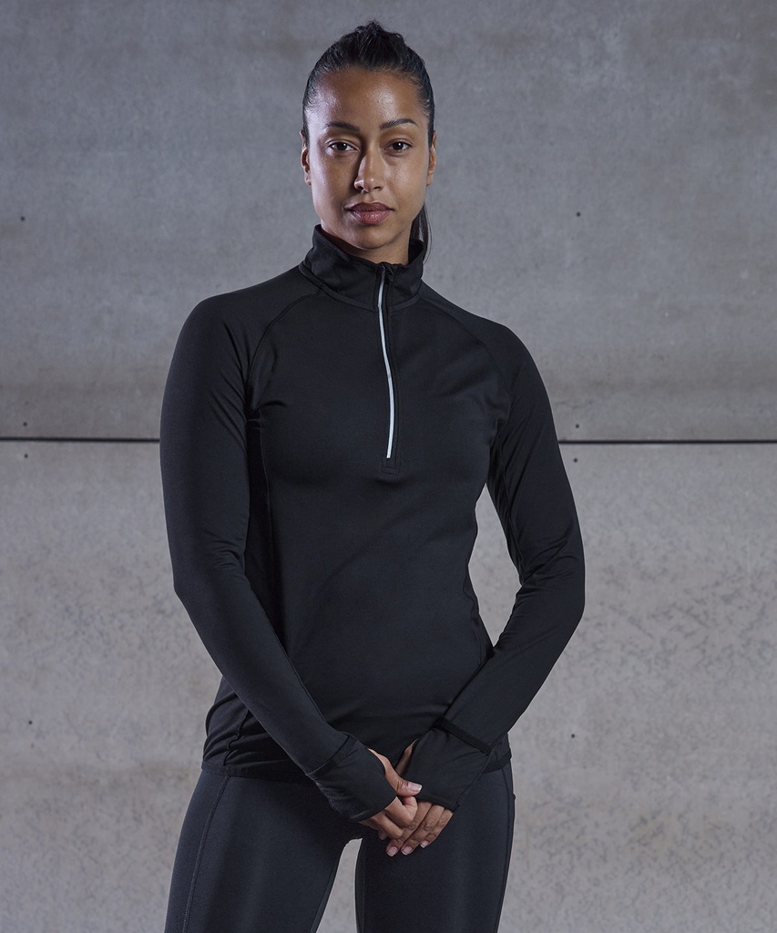 Women's long-sleeved º zip top