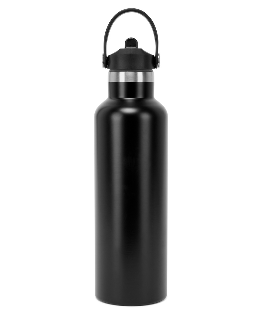 TriDriÆ Vacuum sports water bottle with flip-up straw