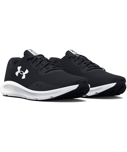 [UA035BKBB5] UA women's charged pursuit 3 trainers (Black/Black/Black, UK 5)