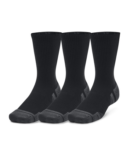 [UA044WHITM] UA Performance tech 3-pack crew socks (White, M)