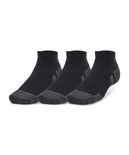 [UA045WHITM] UA Performance tech 3-pack low cut socks (White, M)