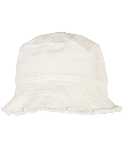 [YP165OWHI] Open edge bucket hat (Off White)