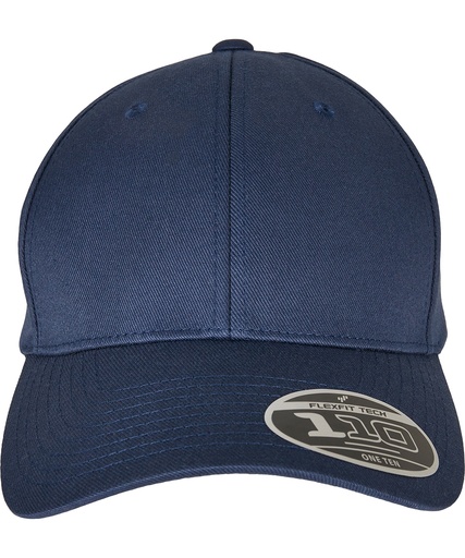 [YP177NAVY] Flexfit 110 curved visor snapback (Navy, One Size)