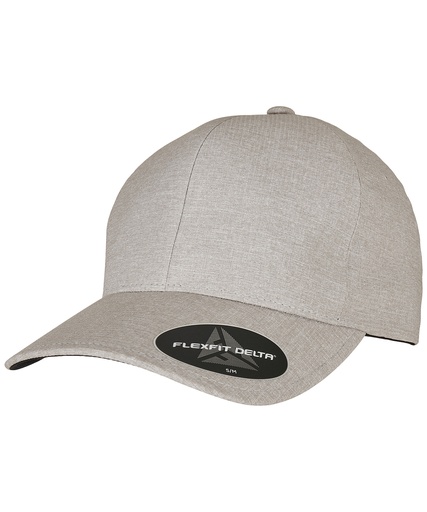 [YP178MCHASM] Flexfit Delta carbon cap (Melange Charcoal, S/M)