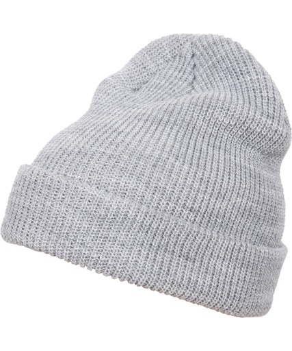 [YP193HGRE] Long knit beanie (1545K) (Heather Grey)