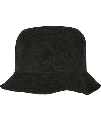 [YP199BLAC] Frottee bucket hat (5003FB)