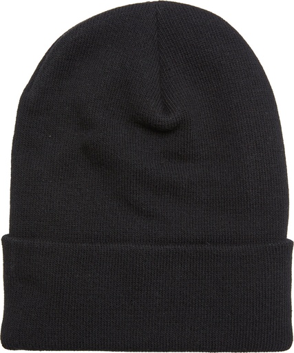 [YP249BLAC] Heavyweight organic long beanie