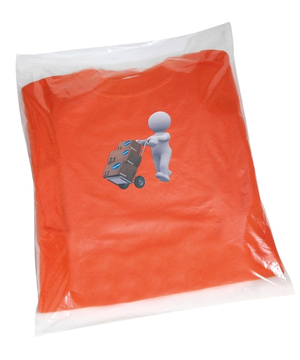 [ZA068CLEA3037] Clear polythene bags - non stick seal (300 x 375mm)