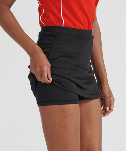 [LV833NAVYXS] Women's skort with wicking finish (Navy, XS)