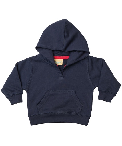 [LW02TNAVY56] Toddler hooded sweatshirt with kangaroo pocket (Navy, 5/6 Years)