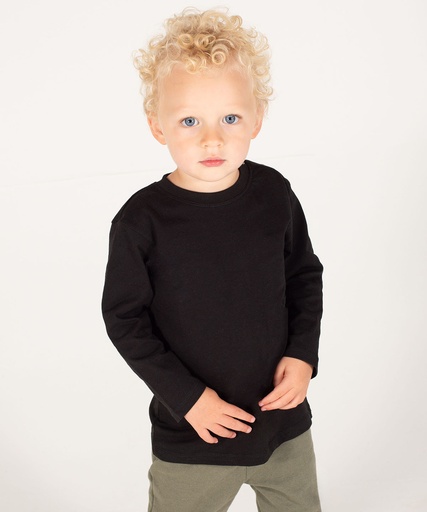 [LW21TWHIT2436] Long-sleeved t-shirt (White, 24/36 Months)