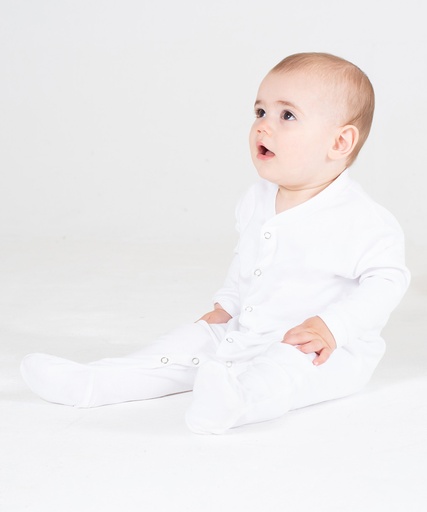 [LW50TWHIT612] Sleepsuit (White, 6/12 Months)