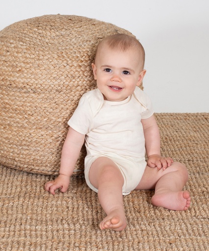 [LW655WHIT03] Organic bodysuit (White, 0/3 Months)