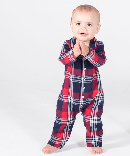 [LW74TRDNC2436] Tartan all-in-one (24/36 Months)