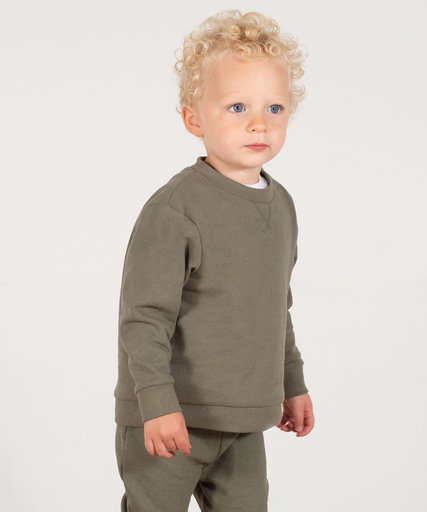 [LW800HGRE56] Sustainable sweatshirt (Heather Grey, 5/6 Years)